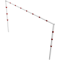 Height restriction barriers | stationary | fixed, 70 x 70 mm, for casting in concrete | total width: 4000 mm | clear height: approx. 2000 mm